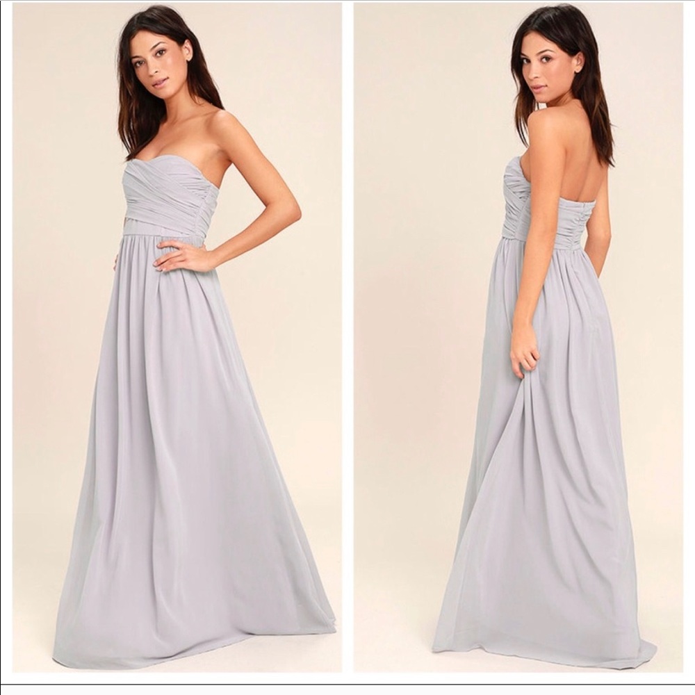 Light grey lulus dress